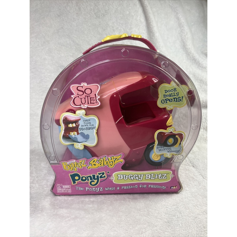 BRATZ Horse Pony Doll Buggy Blitz Babyz Ponyz Horse Trailer Car MGA New In Box